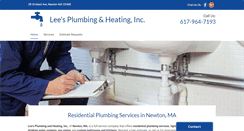Desktop Screenshot of leesplumbingandheating.com